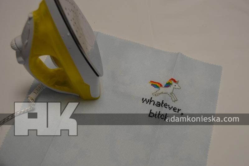 Adam How to Frame a Cross Stitch in the Hoop